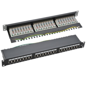 NaviaTec 19 Cat6 Shielded 24Port Patch Panel