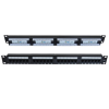 NaviaTec 19 Cat6 Unshielded 24Port Patch Panel